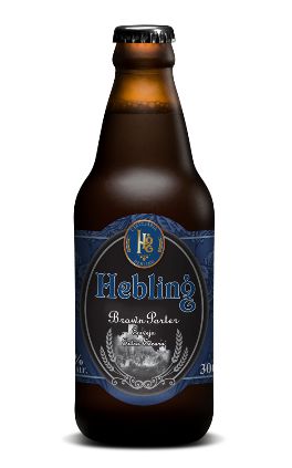 CERVEJA BROWN PORTER HEBLING 300 ML