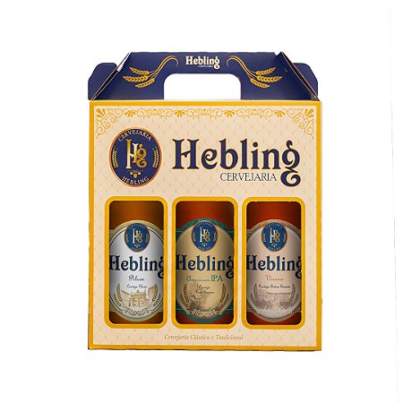 KIT 3 CERVEJAS PILSEN - VIENNA - IPA 600 ML