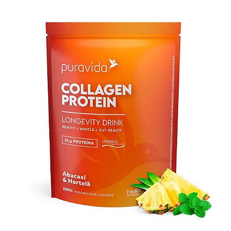 Collagen Protein Abacaxi & Hortelã 450g