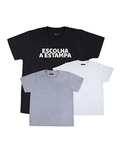 Kit Pai ou Mãe & Filhos 03 Camisetas Personalizadas Funny T-Shirts