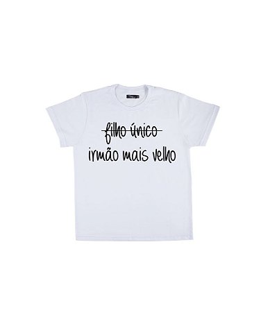 Camiseta Infantil Irmão Mais Velho Funny T-Shirts