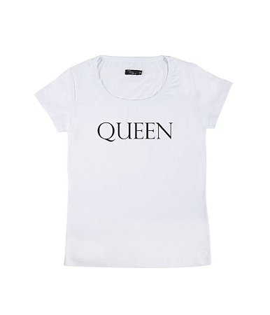 Camiseta Baby Look Feminina Queen Funny T-Shirts