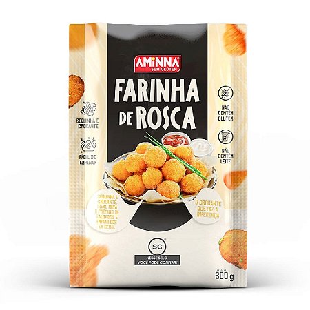 Farinha de Rosca SG® sem Glúten Aminna, 300g - ID: 36