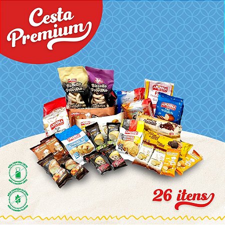 KIT Presente Degustação PREMIUM Aminna Sem Glúten