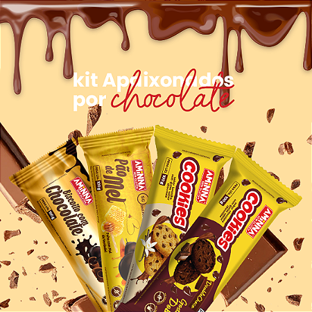 Kit Apaixonados por Chocolate, Sem Glúten - Aminna