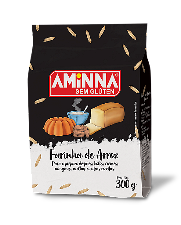 BW Farinha de Arroz sem Glúten Aminna, 300g - ID: 71