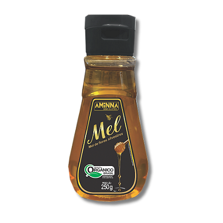 Mel Orgânico de Flores Silvestres Sem Glúten Aminna SG - 250 g - ID: 240