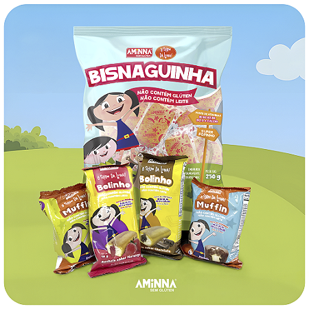 Kit O Show da Luna Aminna Sem Gluten e Sem Leite
