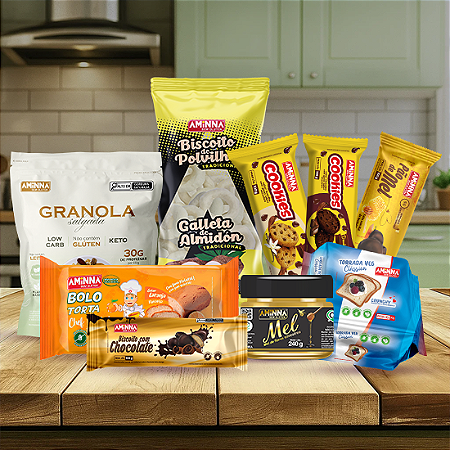 Kit Gourmet Sem Glúten - Seleção Especial Aminna