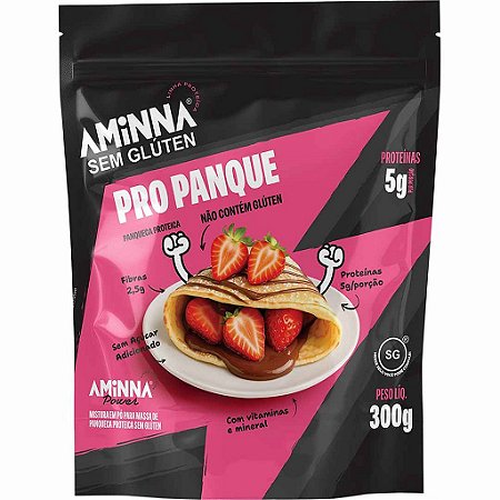Pro Panque - Panqueca Proteica Sem Glúten e com 5g de Proteína Aminna 300g