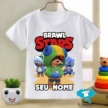 Camiseta Brawl Stars Leon - Leon Tubarão  Leon Lobisomem