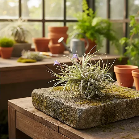 Bromélia Tillandsia bandensis