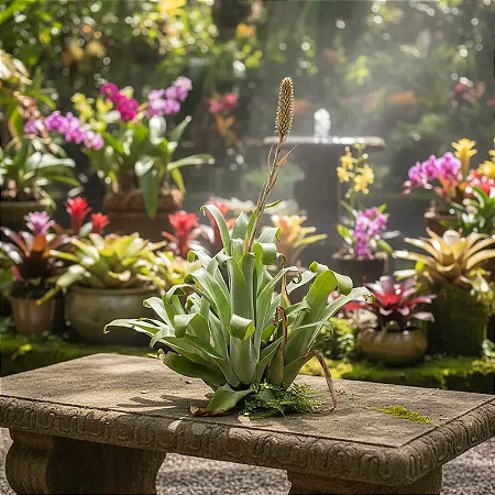 Bromélia Aechmea bromeliifolia (Muda MAIOR)