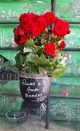 Vaso de Inox Preto Fosco - PARA ESCREVER