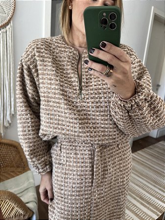 Blusa Lorde Bege