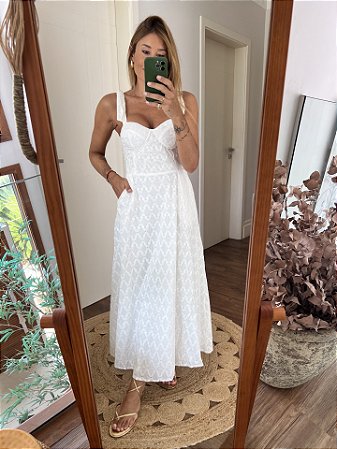 Vestido Cuore Off-white