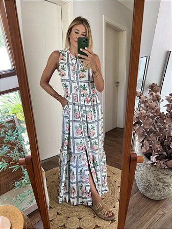 Vestido Garden Off-white