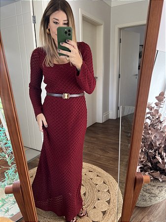 Vestido Charlize Marsala