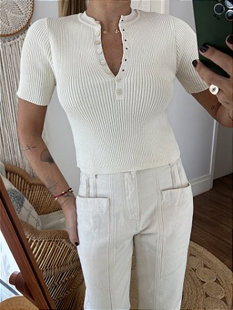 Blusa Tricot Java Natural