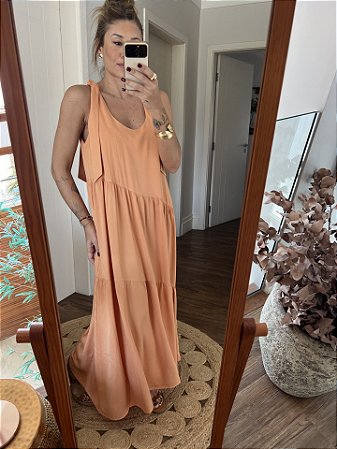 Vestido Alyssa Pêssego