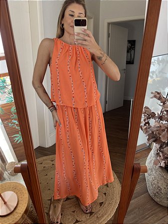 Conjunto Gardênia Tangerina