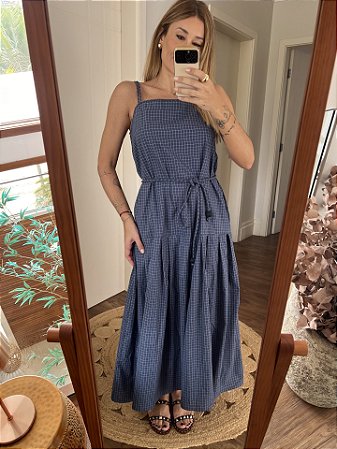 Vestido Giardino Marinho