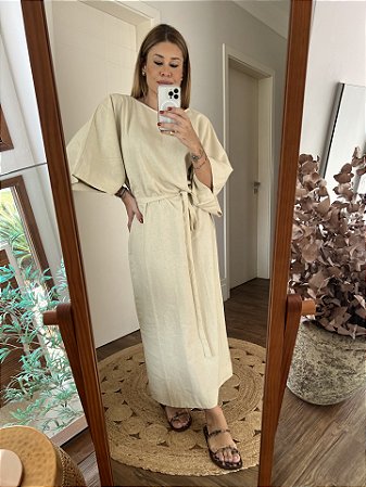 Vestido Monalisa Palha