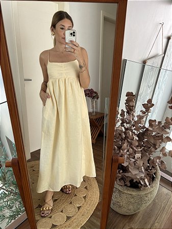 Vestido Nina Amarelo