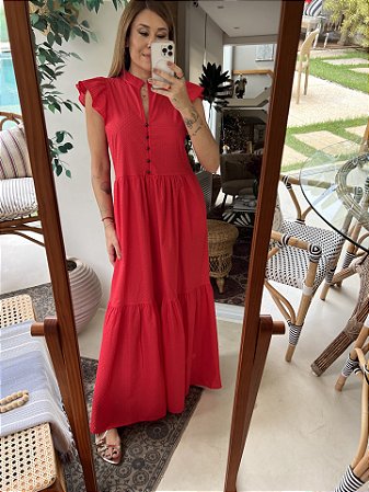 Vestido Pietra Vermelho