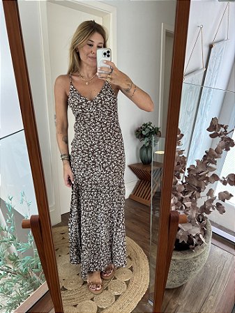 Vestido Liberty Marrom