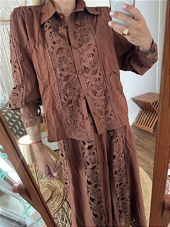 Camisa Florence Marrom