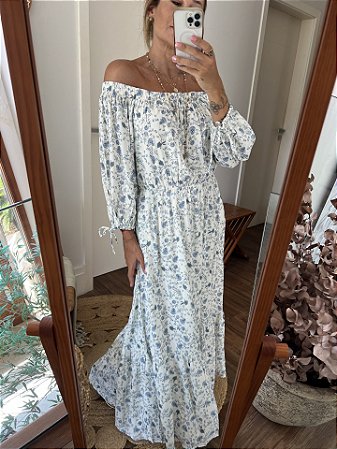 Vestido Garden Azul
