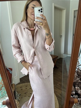 Camisa Sicília Rosa