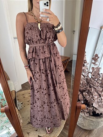 Conjunto Morgana Marrom