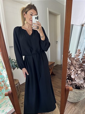 Vestido Margot Preto