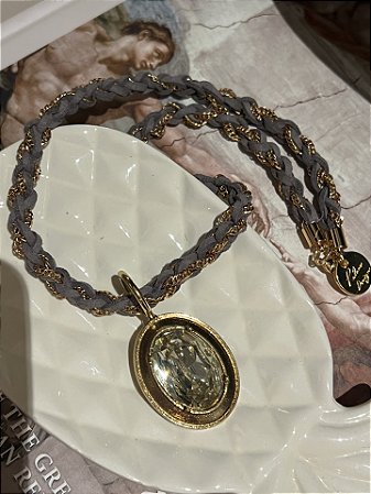 Colar Bohemian Grey