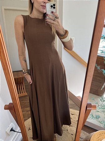 Vestido Brunette Marrom