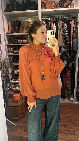 Blusa Hannah Terracota