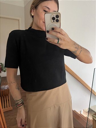 Cropped Tricot Valerie Preto