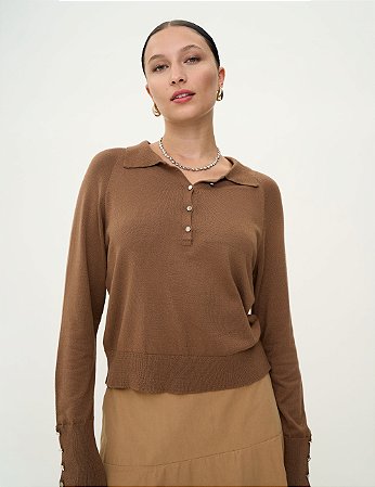Tricot Noruega Mocha