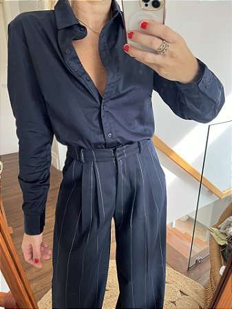 Body Camisa Jones Marinho