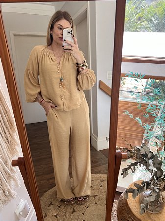 Conjunto Lótus Açafrão