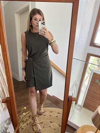 Vestido Army Oliva