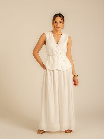 Maxi Pantalona Euforia Off-White