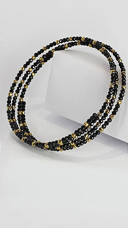 Pulseira Sorrir Espinelio Negro