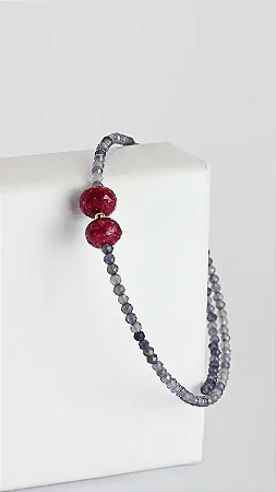 Pulseira Amar Iolita Rubis