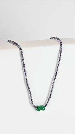 Colar Amar Iolita Esmeraldas