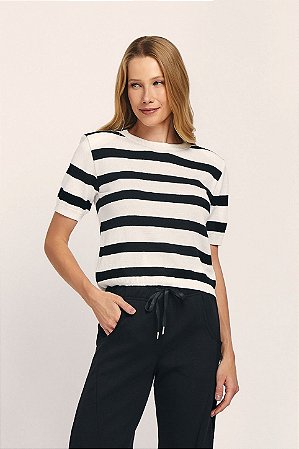 Blusa Diana Off e Preta