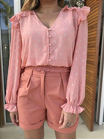 Blusa Salamanca coral
