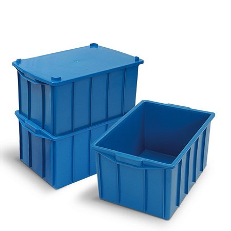 Caixa Plástica fechada 26L | Plastcomp - Plastcomp - Venda de caixas  plásticas, lixeiras, estrados, caixa plástica organizadora